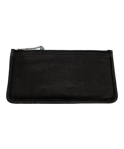 SLOW&CO（スロウアンドコー）SLOW&CO (スロウアンドコー) レザージップウォレット ブラックの古着・服飾アイテム