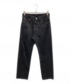 LEVI'Sリーバイス）の古着「【古着】501ブラックデニムパンツ」｜インディゴ