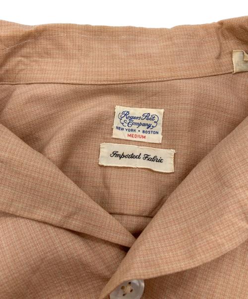 Rogers Peet Company（ロジャーズピートカンパニー）ROGERS PEET COMPANY (ロジャーズピートカンパニー) 【古着】オープンカラーシャツ ベージュ サイズ:Mの古着・服飾アイテム