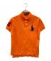 POLO RALPH LAUREN（ポロ・ラルフローレン）の古着「CUSTOM FIT BIG PONNY ポロシャツ」｜オレンジ