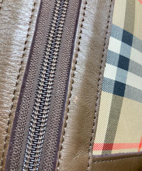 Burberry's（バーバリーズ）Burberry's (バーバリーズ) ノバチェックボストンバッグ ベージュの古着・服飾アイテム