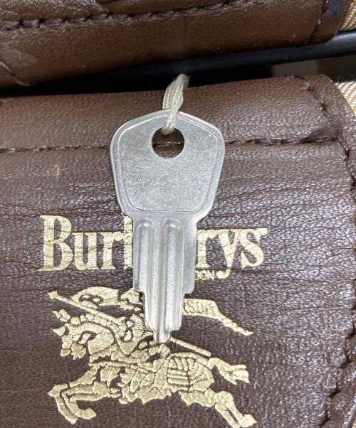 Burberry's（バーバリーズ）Burberry's (バーバリーズ) ノバチェックボストンバッグ ベージュの古着・服飾アイテム
