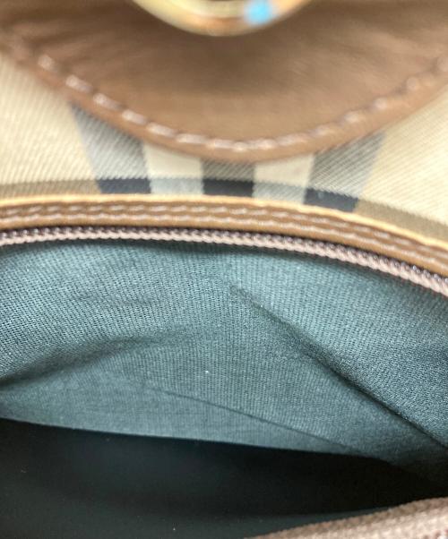 Burberry's（バーバリーズ）Burberry's (バーバリーズ) ノバチェックボストンバッグ ベージュの古着・服飾アイテム