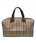 Burberry's (バーバリーズ) ノバチェックボストンバッグ ベージュ：15000円