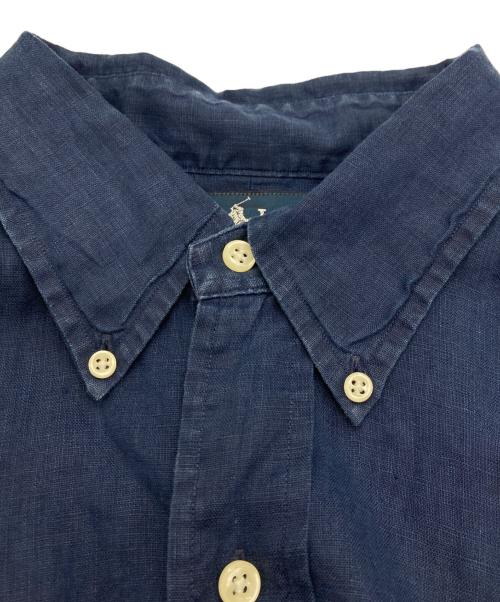 RALPH LAUREN（ラルフローレン）RALPH LAUREN (ラルフローレン) 【古着】リネンシャツ ネイビー サイズ:Lの古着・服飾アイテム
