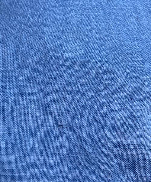 RALPH LAUREN（ラルフローレン）RALPH LAUREN (ラルフローレン) 【古着】リネンシャツ ネイビー サイズ:Lの古着・服飾アイテム