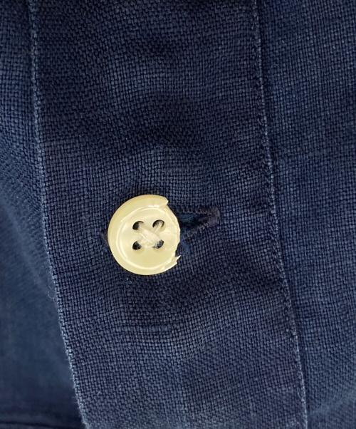 RALPH LAUREN（ラルフローレン）RALPH LAUREN (ラルフローレン) 【古着】リネンシャツ ネイビー サイズ:Lの古着・服飾アイテム