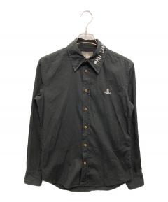 中古・古着通販】BALENCIAGA (バレンシアガ) BBロゴシルクシャツ