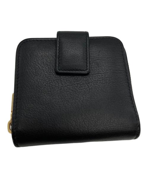 Yves Saint Laurent（イヴサンローラン）Yves Saint Laurent (イヴサンローラン) 2つ折り財布 ブラックの古着・服飾アイテム