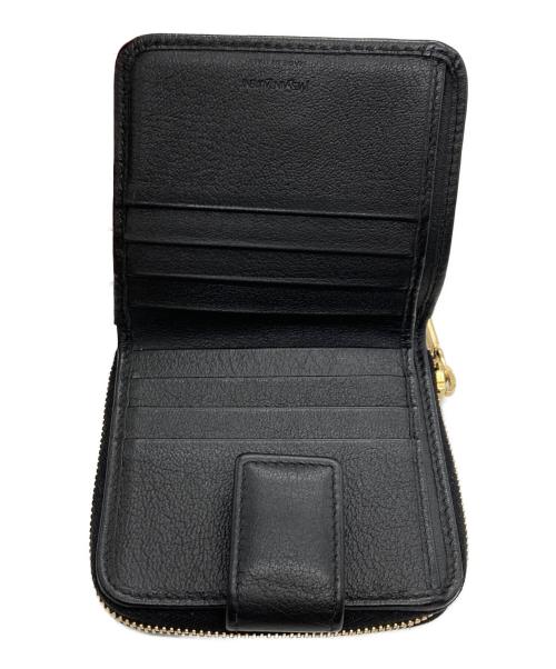 Yves Saint Laurent（イヴサンローラン）Yves Saint Laurent (イヴサンローラン) 2つ折り財布 ブラックの古着・服飾アイテム