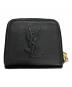 Yves Saint Laurent（イヴサンローラン）の古着「2つ折り財布」｜ブラック