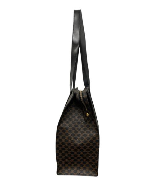 CELINE（セリーヌ）CELINE (セリーヌ) マカダム柄トートバッグ ブラウンの古着・服飾アイテム