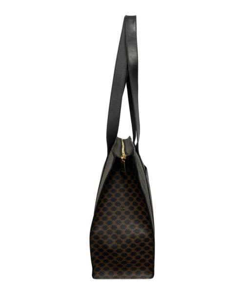 CELINE（セリーヌ）CELINE (セリーヌ) マカダム柄トートバッグ ブラウンの古着・服飾アイテム