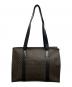 CELINE（セリーヌ）の古着「マカダム柄トートバッグ」｜ブラウン