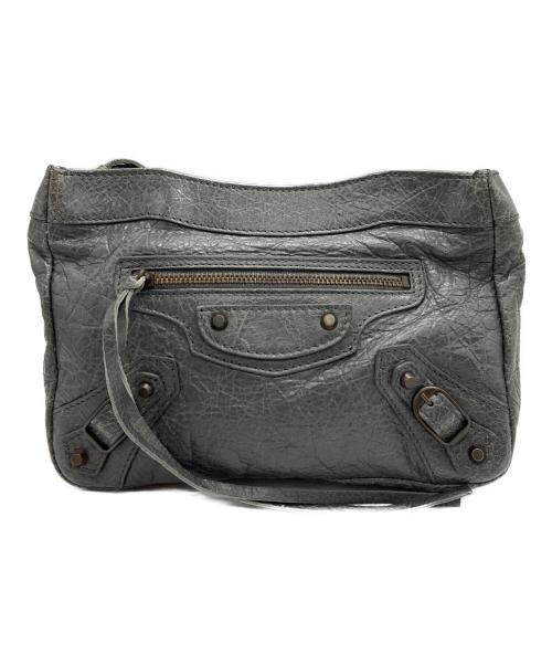 BALENCIAGA（バレンシアガ）BALENCIAGA (バレンシアガ) Le City Mini Pouch グレーの古着・服飾アイテム