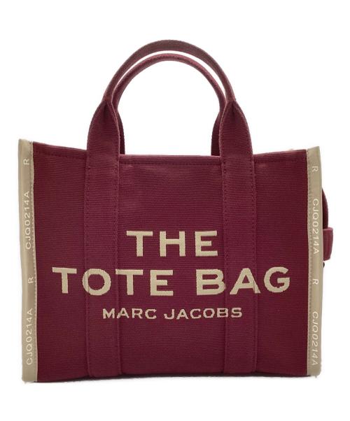 MARC JACOBS（マークジェイコブス）MARC JACOBS (マークジェイコブス) ザ ジャカード トート バッグ ミディアム ボルドーの古着・服飾アイテム
