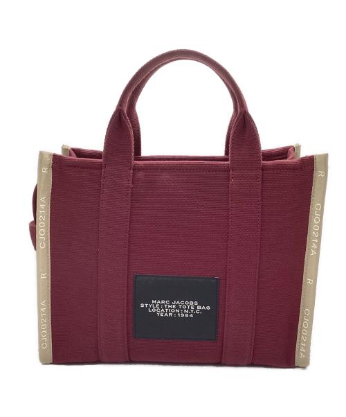 MARC JACOBS（マークジェイコブス）MARC JACOBS (マークジェイコブス) ザ ジャカード トート バッグ ミディアム ボルドーの古着・服飾アイテム