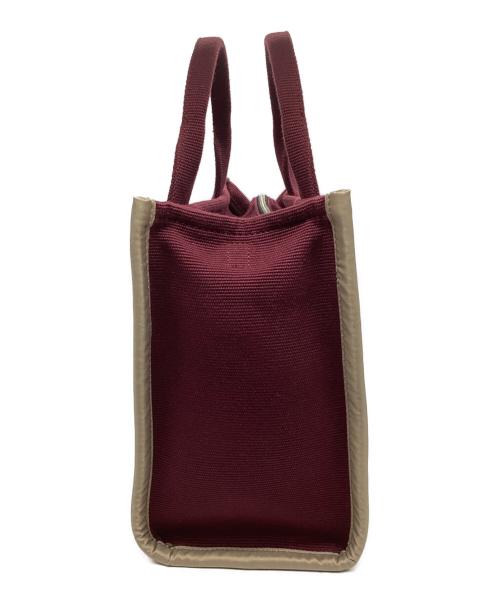 MARC JACOBS（マークジェイコブス）MARC JACOBS (マークジェイコブス) ザ ジャカード トート バッグ ミディアム ボルドーの古着・服飾アイテム