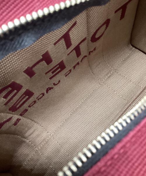 MARC JACOBS（マークジェイコブス）MARC JACOBS (マークジェイコブス) ザ ジャカード トート バッグ ミディアム ボルドーの古着・服飾アイテム