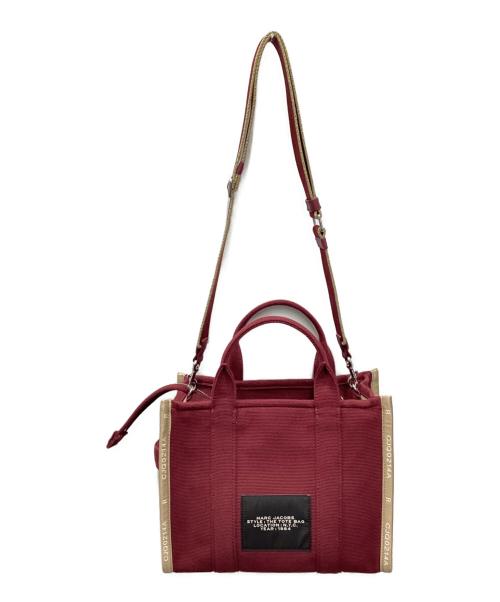 MARC JACOBS（マークジェイコブス）MARC JACOBS (マークジェイコブス) ザ ジャカード トート バッグ ミディアム ボルドーの古着・服飾アイテム