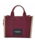 MARC JACOBS (マークジェイコブス) ザ ジャカード トート バッグ ミディアム ボルドー：16000円