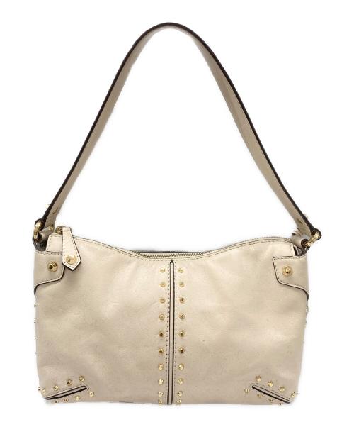 MICHAEL KORS（マイケルコース）MICHAEL KORS (マイケルコース) ASTOR LG POUCHETTE ベージュの古着・服飾アイテム