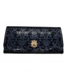 ANNA SUI（アナスイ）の古着「がま口長財布」｜ブラック×ブルー