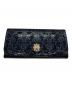 ANNA SUI（アナスイ）の古着「がま口長財布」｜ブラック×ブルー