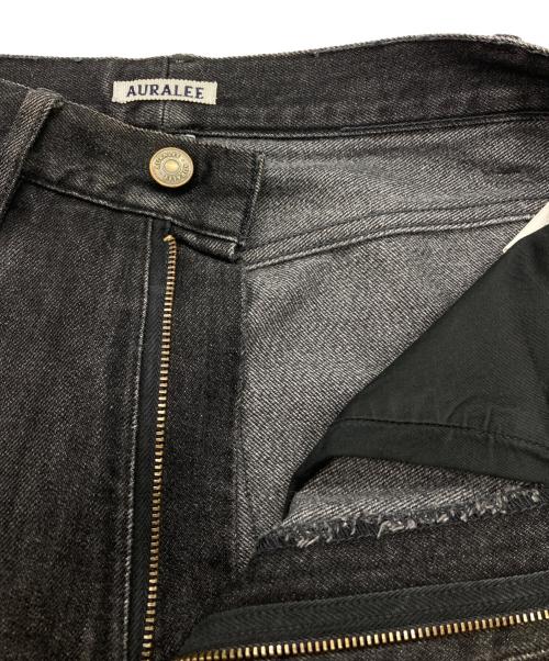 AURALEE（オーラリー）AURALEE (オーラリー) HARD-TWIST-DENIM-WIDE ブラック サイズ:30の古着・服飾アイテム