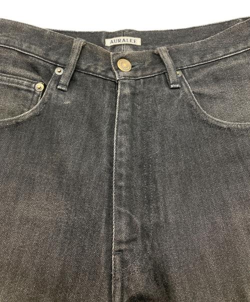 AURALEE（オーラリー）AURALEE (オーラリー) HARD-TWIST-DENIM-WIDE ブラック サイズ:30の古着・服飾アイテム