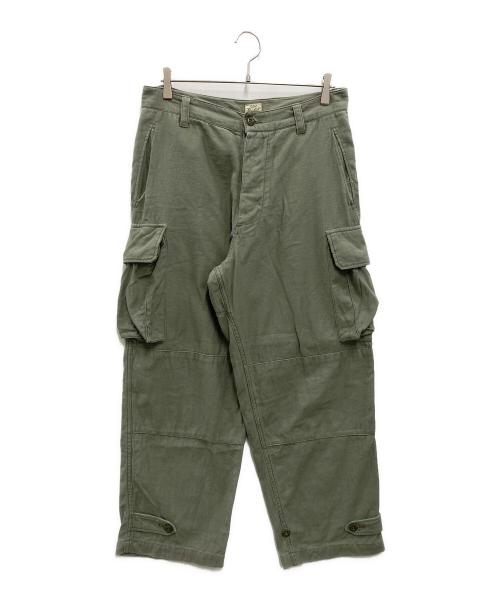gold（ゴールド）gold (ゴールド) LIGHT BACKSATIN M-47 CARGO PANTS カーキ サイズ:Mの古着・服飾アイテム