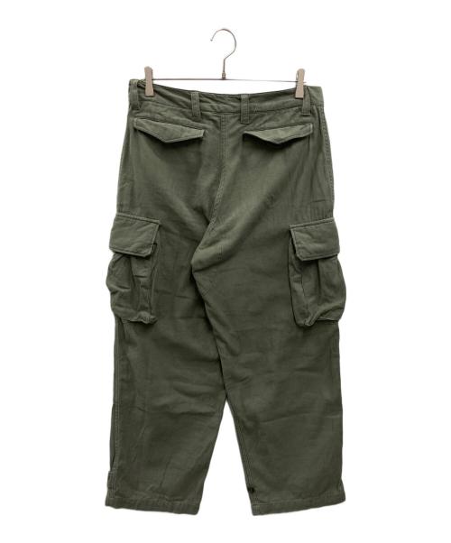 gold（ゴールド）gold (ゴールド) LIGHT BACKSATIN M-47 CARGO PANTS カーキ サイズ:Mの古着・服飾アイテム