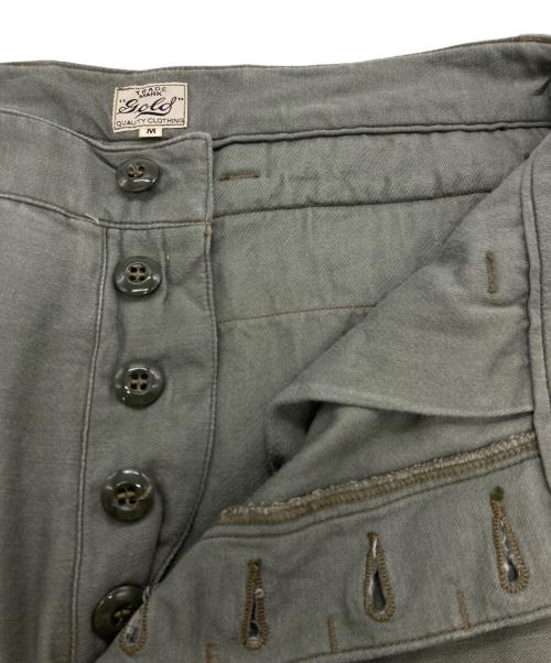 gold（ゴールド）gold (ゴールド) LIGHT BACKSATIN M-47 CARGO PANTS カーキ サイズ:Mの古着・服飾アイテム