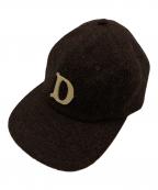 THE H.W.DOG&CO.エイチダブリュードッグアンドコー）の古着「ウールロゴキャップ」｜ブラウン