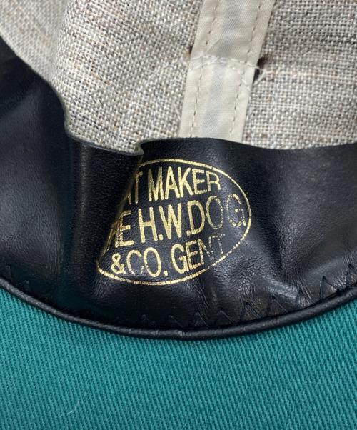 THE H.W.DOG&CO.（エイチダブリュードッグアンドコー）THE H.W.DOG&CO. (エイチダブリュードッグアンドコー) ウールロゴキャップ ブラウンの古着・服飾アイテム