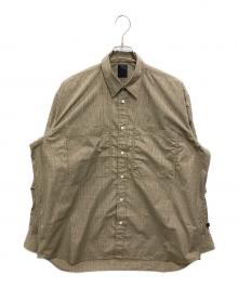 DAIWA PIER39（ダイワ ピア39）の古着「TECH WORK SHIRTS L/S GUN CLUB PLAIDS」｜ブラウン