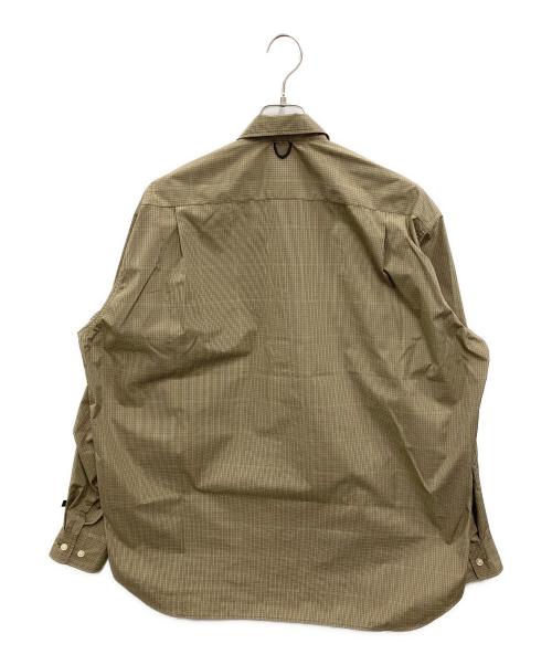 DAIWA PIER39（ダイワ ピア39）DAIWA PIER39 (ダイワ ピア39) TECH WORK SHIRTS L/S GUN CLUB PLAIDS ブラウン サイズ:Mの古着・服飾アイテム