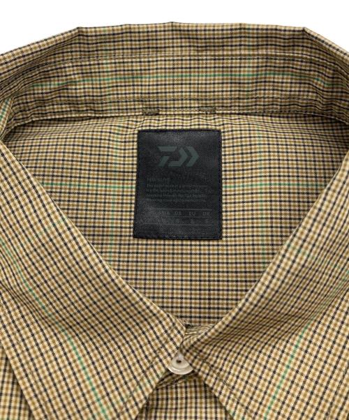 DAIWA PIER39（ダイワ ピア39）DAIWA PIER39 (ダイワ ピア39) TECH WORK SHIRTS L/S GUN CLUB PLAIDS ブラウン サイズ:Mの古着・服飾アイテム