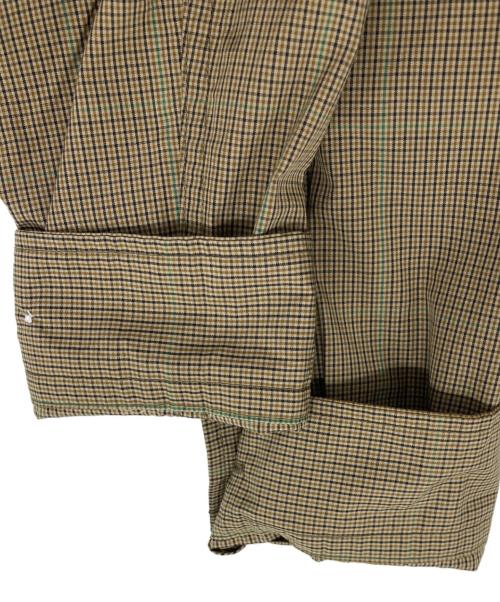 DAIWA PIER39（ダイワ ピア39）DAIWA PIER39 (ダイワ ピア39) TECH WORK SHIRTS L/S GUN CLUB PLAIDS ブラウン サイズ:Mの古着・服飾アイテム