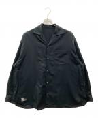 FreshServiceフレッシュサービス）の古着「COOLFIBER OPEN COLLAR L/S SHIRT」｜ブラック