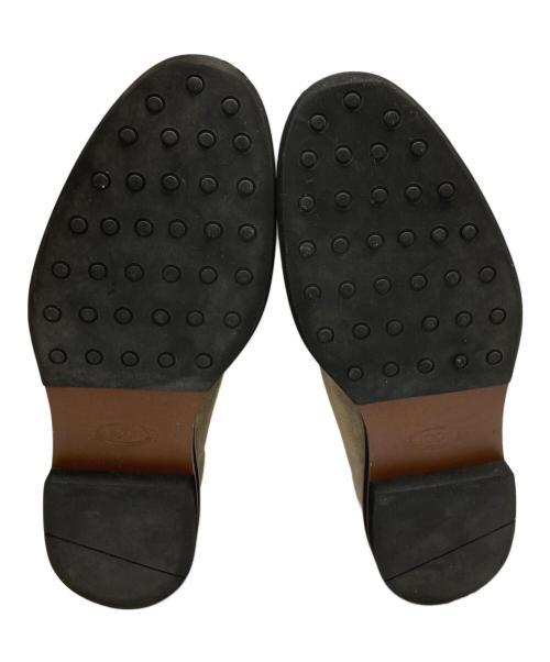 TOD'S（トッズ）TOD'S (トッズ) スウェードプレーントゥシューズ グレー サイズ:6 1/2の古着・服飾アイテム