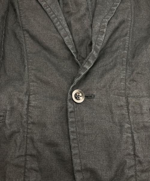 NEXUSVII（ネクサスセブン）NEXUSVII (ネクサスセブン) リネンジャケット ブラック サイズ:記載無しの古着・服飾アイテム