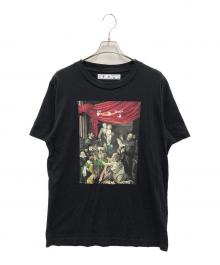 OFFWHITE（オフホワイト）の古着「Caravaggio Tシャツ」｜ブラック