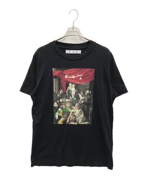 OFFWHITE（オフホワイト）OFFWHITE (オフホワイト) Caravaggio Tシャツ ブラック サイズ:XLの古着・服飾アイテム