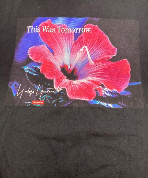 SUPREME（シュプリーム）Supreme (シュプリーム) YOHJI YAMAMOTO (ヨウジヤマモト) THIS WAS TOMOROW TEE ブラック サイズ:Lの古着・服飾アイテム