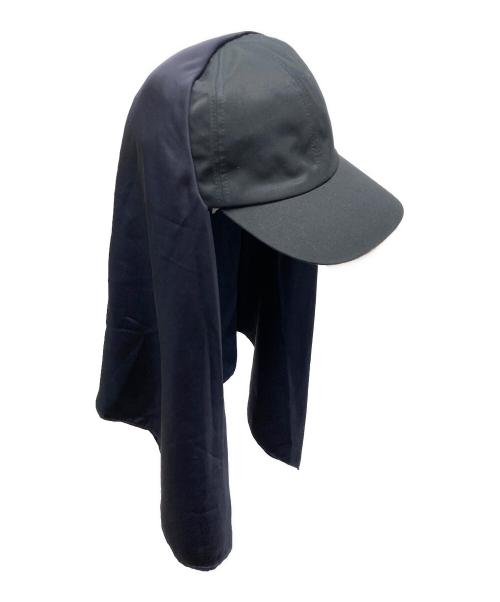 ETRE TOKYO（エトレトウキョウ）ETRE TOKYO (エトレトウキョウ) CA4LA (カシラ) スカーフキャップ ネイビーの古着・服飾アイテム