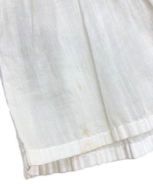 PLEATS PLEASE（プリーツプリーズ）PLEATS PLEASE (プリーツプリーズ) プリーツスカート ホワイト×ブラック サイズ:2の古着・服飾アイテム