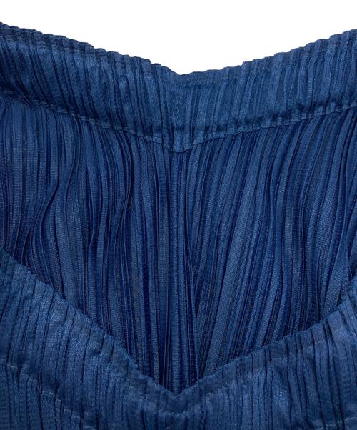 PLEATS PLEASE（プリーツプリーズ）PLEATS PLEASE (プリーツプリーズ) ランダムプリーツスカート ブルー サイズ:2の古着・服飾アイテム