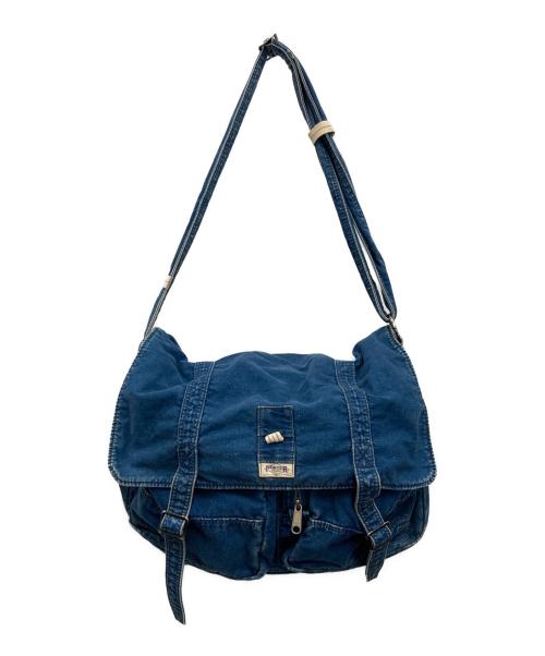 PORTER（ポーター）PORTER (ポーター) スピナーデニムショルダーバッグ インディゴの古着・服飾アイテム