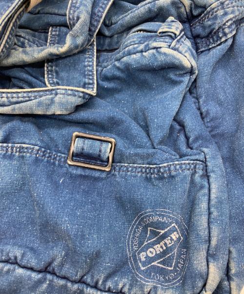 PORTER（ポーター）PORTER (ポーター) スピナーデニムショルダーバッグ インディゴの古着・服飾アイテム
